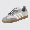 Adidas Samba OG Grey Two Off White Gum zapatilla – vista frontal tres cuartos