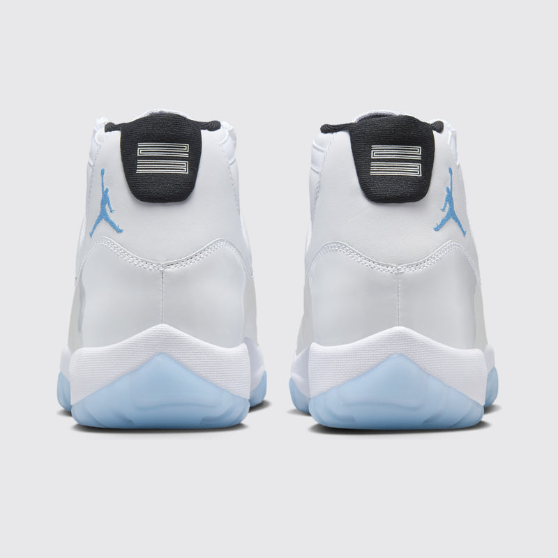Air Jordan 11 Legend Blue sneaker – back view of the pair
