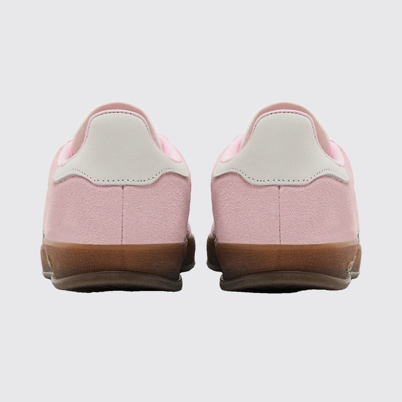 Adidas Gazelle Indoor Clear Pink Gum de Mujer zapatilla – vista trasera del par