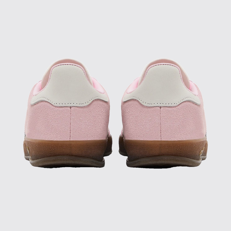 Adidas Gazelle Indoor Clear Pink Gum de Mujer zapatilla – vista trasera del par