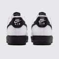 Nike Air Force 1 '07 White Black sneaker – back view of the pair