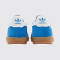 Adidas Gazelle Indoor Blue Bird Gum sapatilha – vista traseira do par
