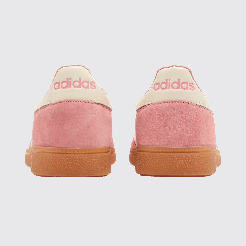 Sporty & Rich x Adidas Handball Spezial Pink Gum basket – vue arrière de la paire