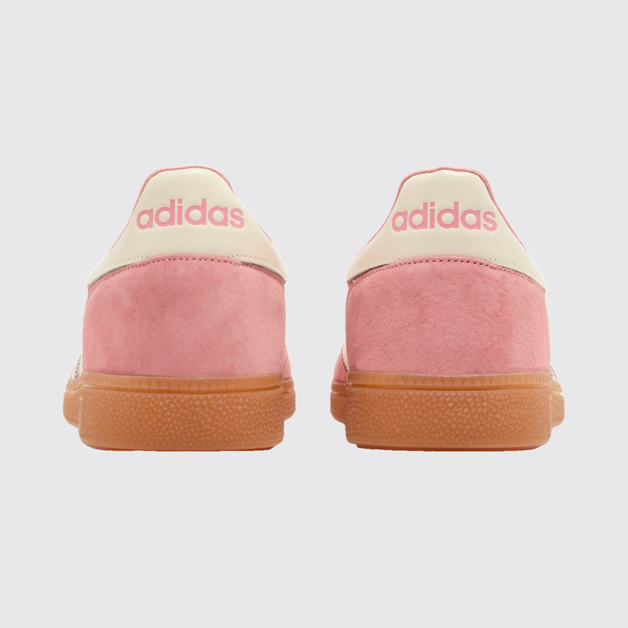 Sporty & Rich x Adidas Handball Spezial Pink Gum basket – vue arrière de la paire