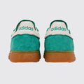 Sporty & Rich x Adidas Handball Spezial Green Gum basket – vue arrière de la paire