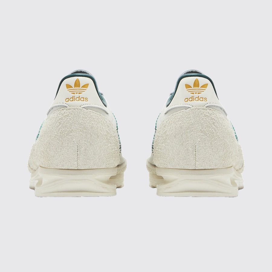 Adidas SL 72 OG Off White Collegiate Green Damen Sneaker – Rückansicht des Paares