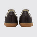 Adidas Samba OG Dark Brown Gum sneaker – back view of the pair