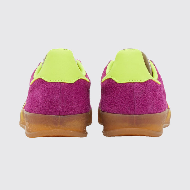 Adidas Gazelle Indoor Shock Purple Damen Sneaker – Rückansicht des Paares