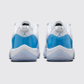Air Jordan 11 Low University Blue zapatilla – vista trasera del par