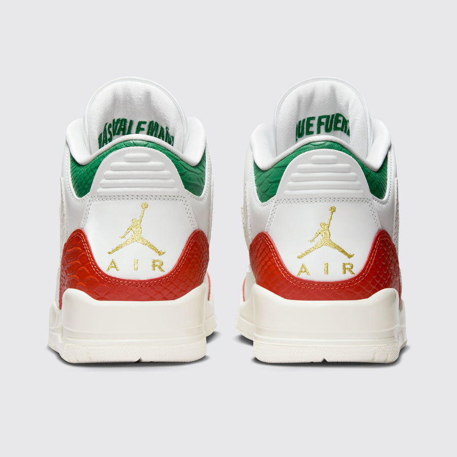 Air Jordan 3 El Vuelo basket – vue arrière de la paire
