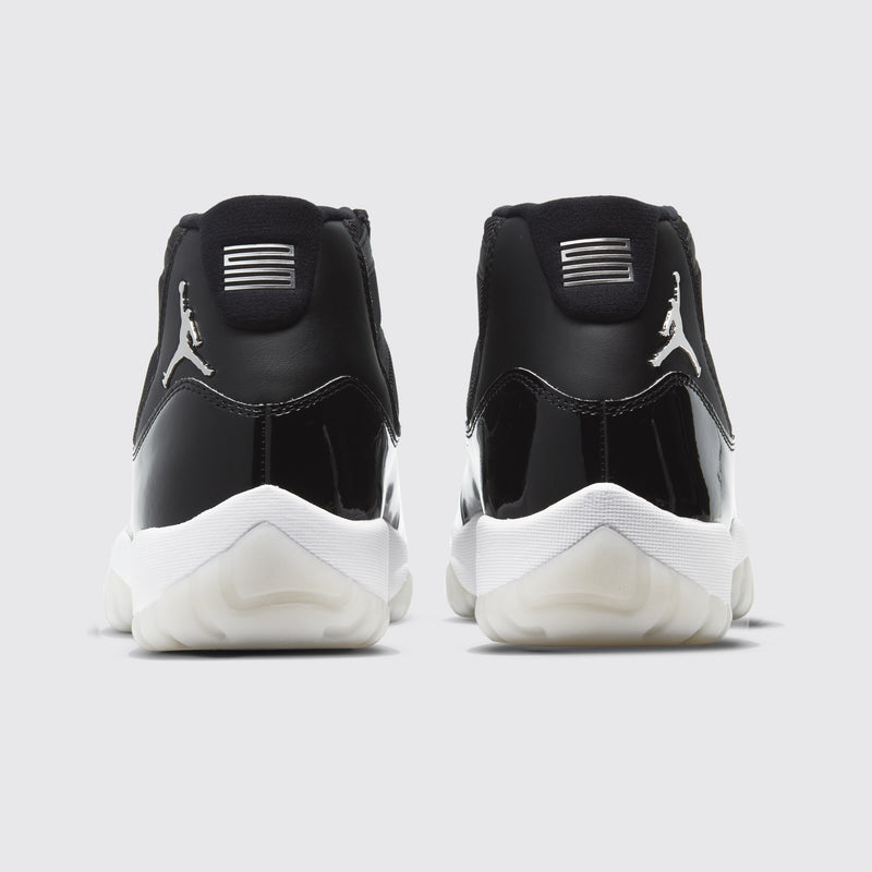 Air Jordan 11 Jubilee sneaker – back view of the pair