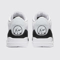 Fragment x Air Jordan 3 White sapatilha – vista traseira do par