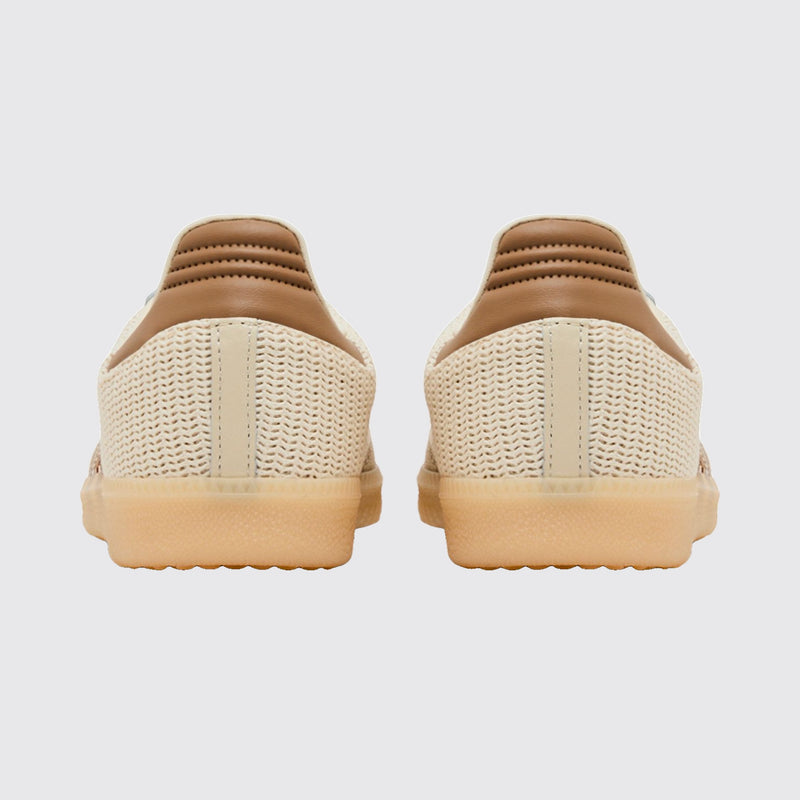 Adidas Samba OG Cream White Cardboard basket – vue arrière de la paire