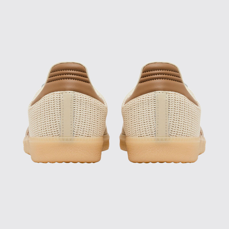 Adidas Samba OG Cream White Cardboard basket – vue arrière de la paire