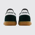 Sporty & Rich x Adidas Handball Spezial Dark Green zapatilla – vista trasera del par