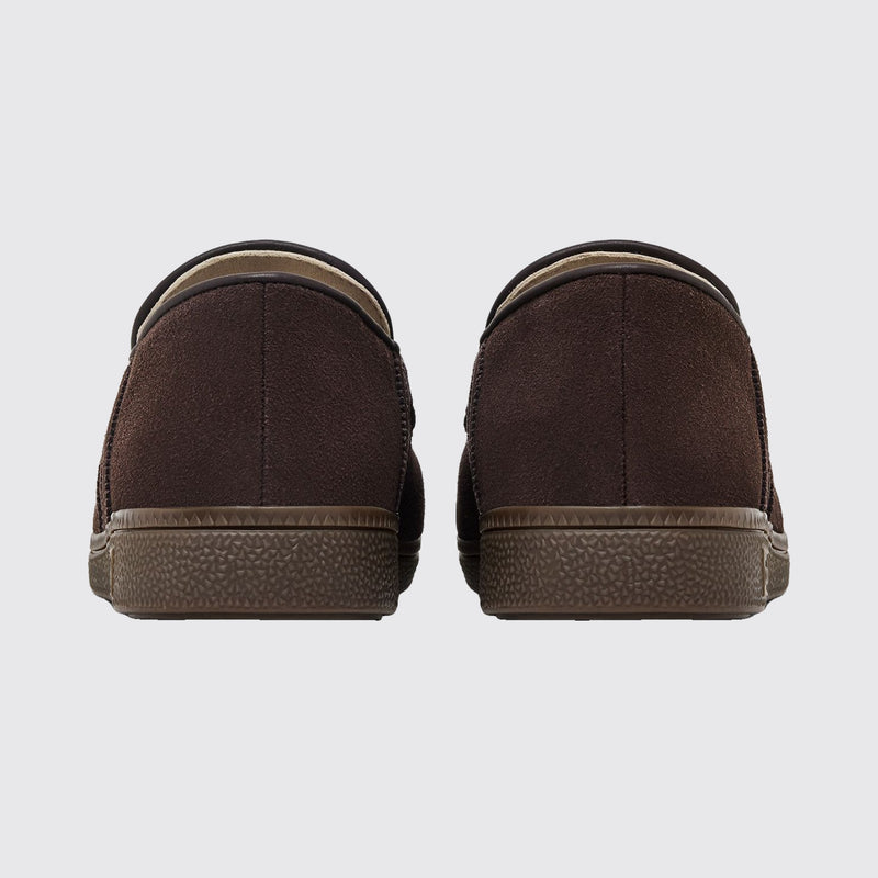 Adidas Handball Spezial Loafer Aurora Coffee Gum de Mulher sapatilha – vista traseira do par