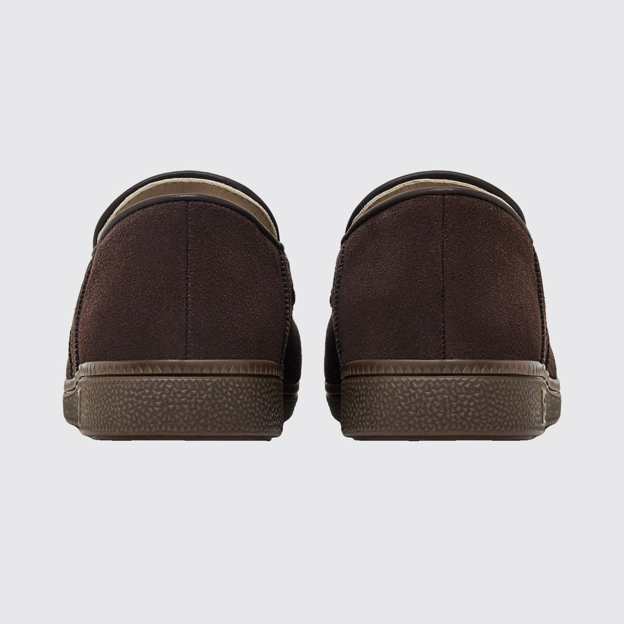 Adidas Handball Spezial Loafer Aurora Coffee Gum de Mulher sapatilha – vista traseira do par