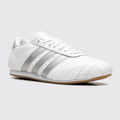 Adidas Taekwondo Lace Cloud White Silver Metallic de Mulher sapatilha – vista frontal a três quartos