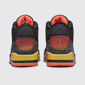 J Balvin x Air Jordan 3 Rio sneaker – back view of the pair