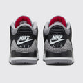 Air Jordan 3 Black Cement basket – vue arrière de la paire