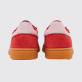 Adidas Handball Spezial Bright Red Clear Pink de Mulher sapatilha – vista traseira do par