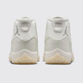 Women's Air Jordan 11 Pearl sneaker – back view of the pair