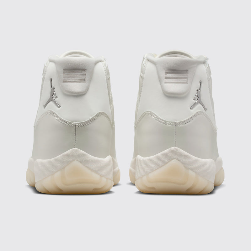 Women's Air Jordan 11 Pearl sneaker – back view of the pair
