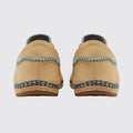 CLOT x Adidas Gazelle Linen Khaki Light Blue Sneaker – Rückansicht des Paares