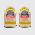 J Balvin x Air Jordan 3 Sunset zapatilla – vista trasera del par
