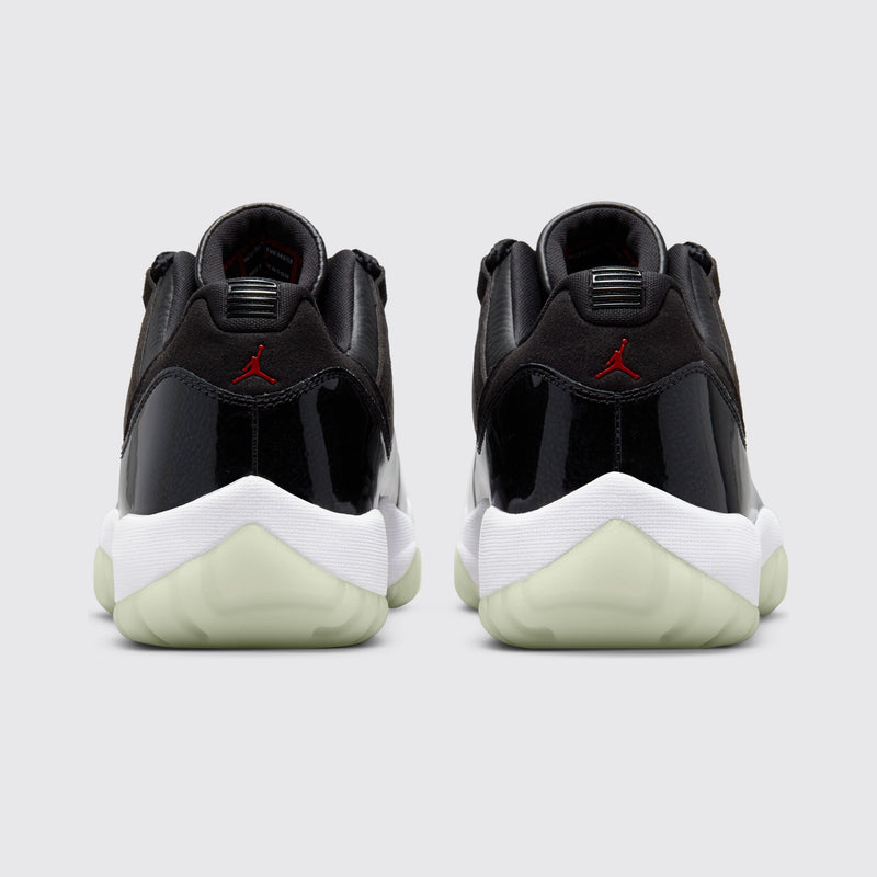 Air Jordan 11 Low 72-10 sneaker – back view of the pair