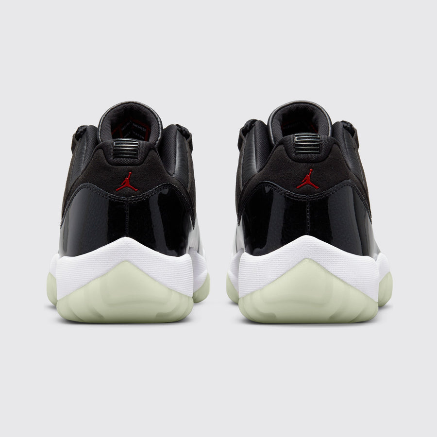 Air Jordan 11 Low 72-10 sneaker – back view of the pair