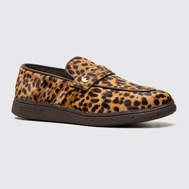 Adidas Handball Spezial Loafer Leopard Damen Sneaker – Dreiviertel-Vorderansicht