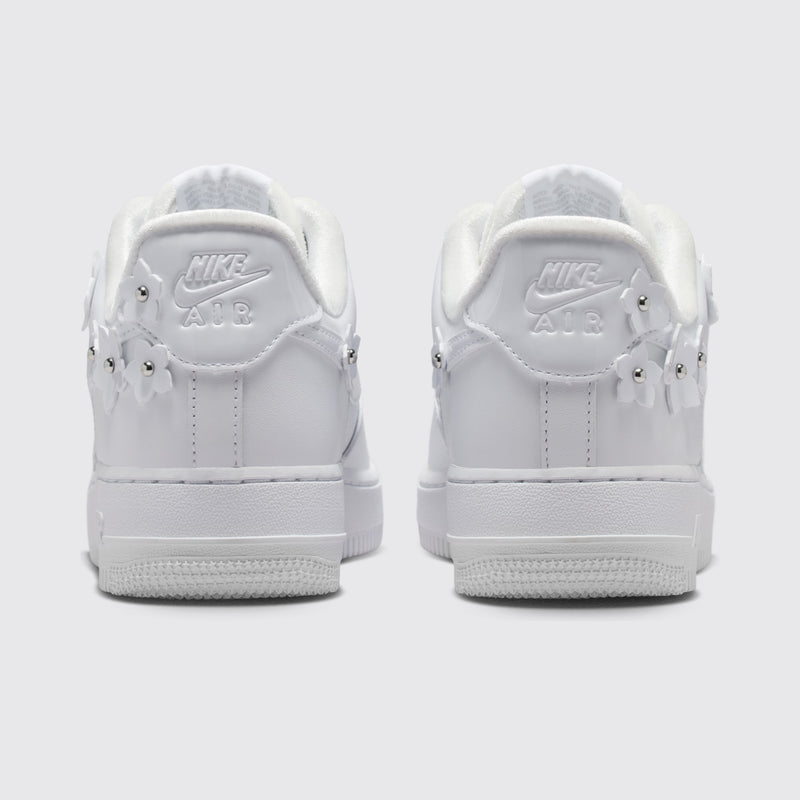 Nike Air Force 1 '07 Florette White de Mujer zapatilla – vista trasera del par