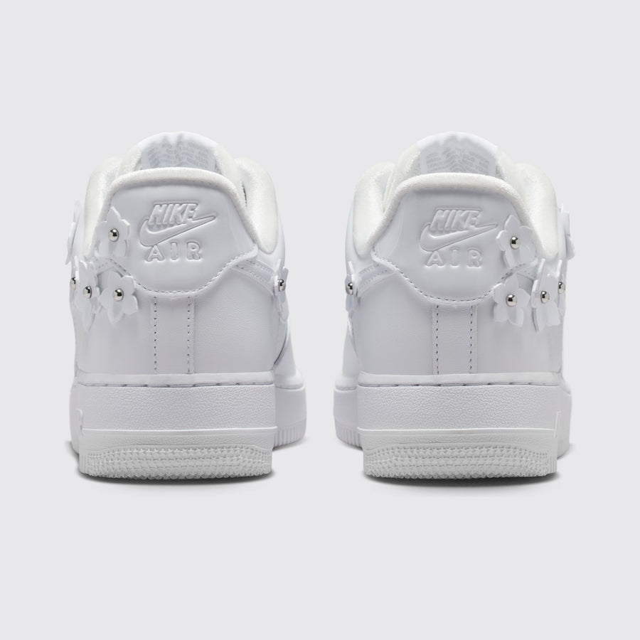Nike Air Force 1 '07 Florette White de Mujer zapatilla – vista trasera del par