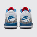 Air Jordan 3 True Blue sneaker – back view of the pair