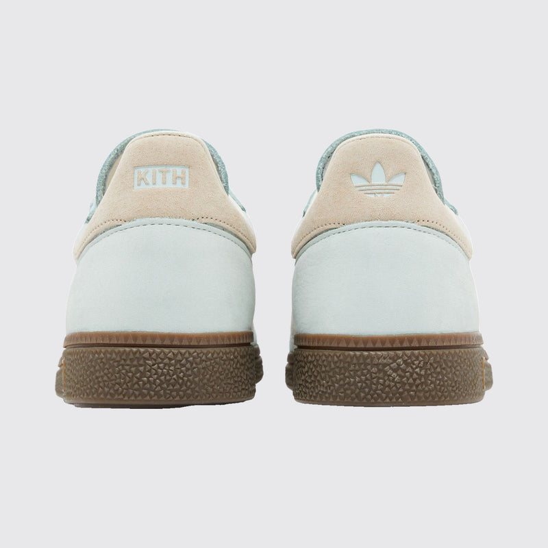 Kith x Adidas Handball Spezial Amazon Green basket – vue arrière de la paire