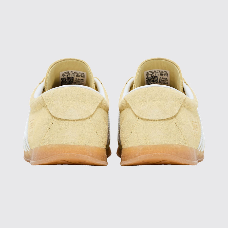 Adidas Gazelle Lo Pro Almost Yellow Femme basket – vue arrière de la paire