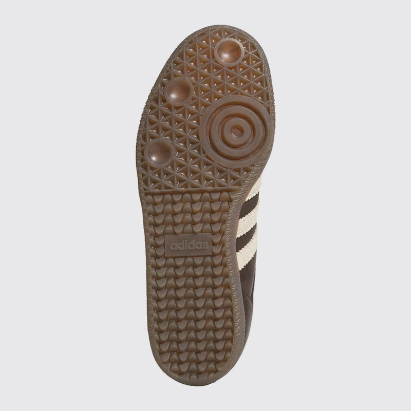 Women's Adidas Samba OG Brown Warm Vanilla sneaker – outsole view