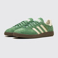 Adidas Handball Spezial Preloved Green Gum sapatilha – vista a três quartos do par