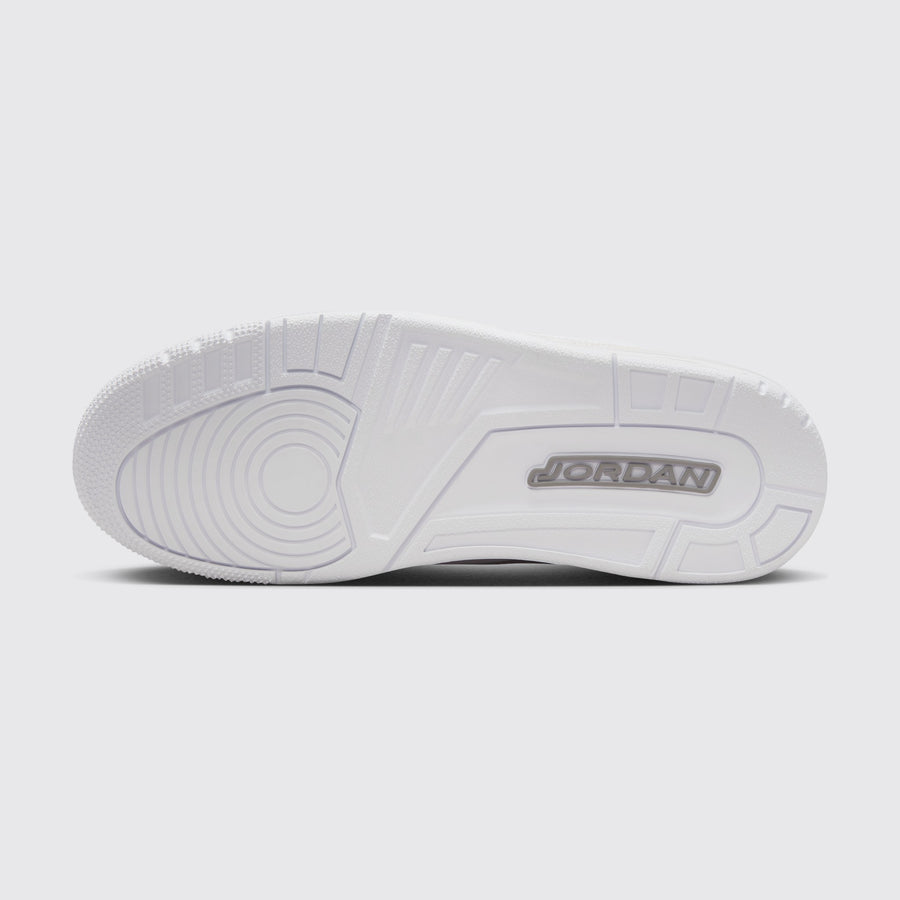 Air Jordan 3 Pure Money sneaker – outsole view
