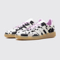 Adidas Handball Spezial Cow Print Bliss Lilac de Mujer zapatilla – vista tres cuartos del par