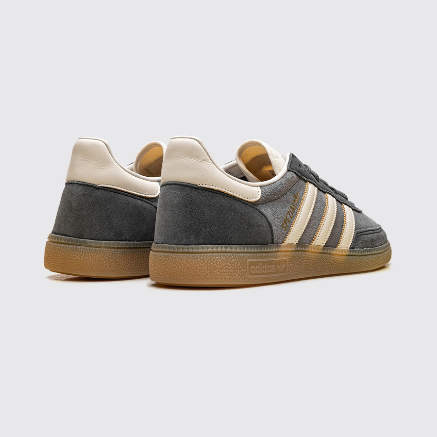 Adidas Handball Spezial Grey Four Off White Sneaker – Rückansicht des Paares