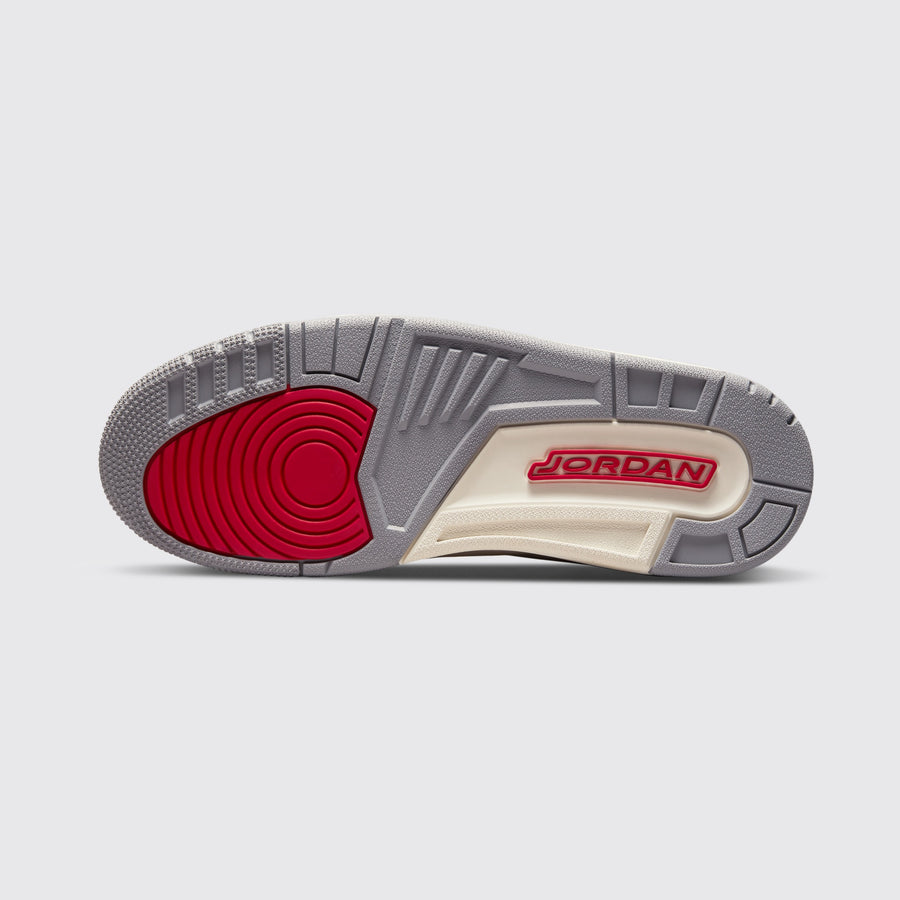 Air Jordan 3 Muslin sneaker – outsole view