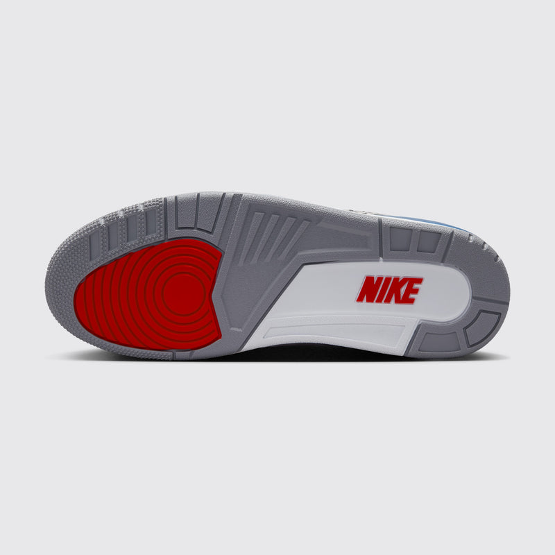 Air Jordan 3 True Blue sneaker – outsole view