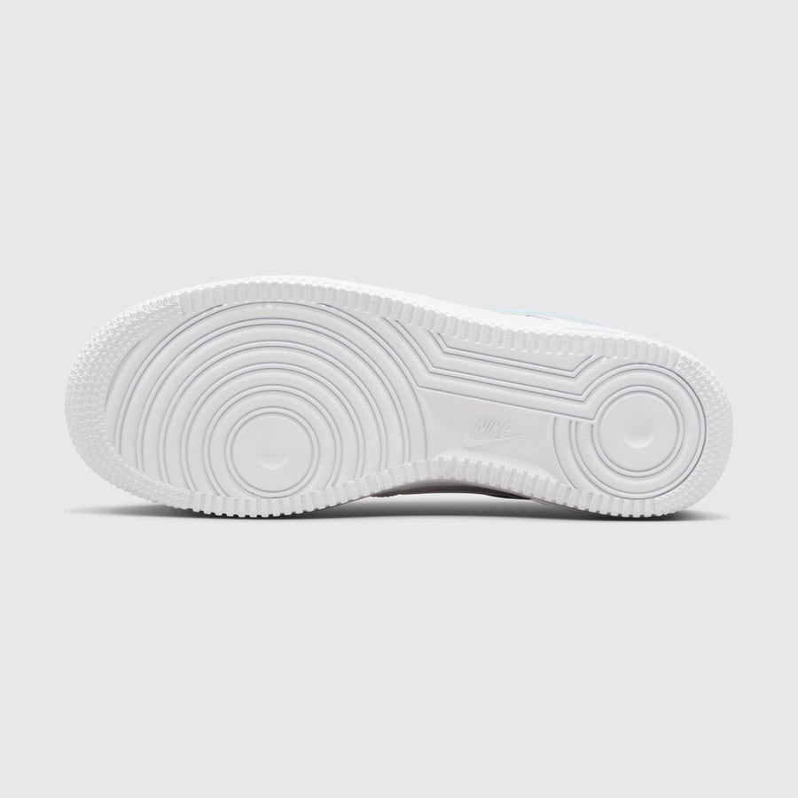 Women's Nike Air Force 1 '07 Light Armory Blue sneaker – outsole view