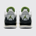 Air Jordan 3 Chlorophyll sneaker – back view of the pair