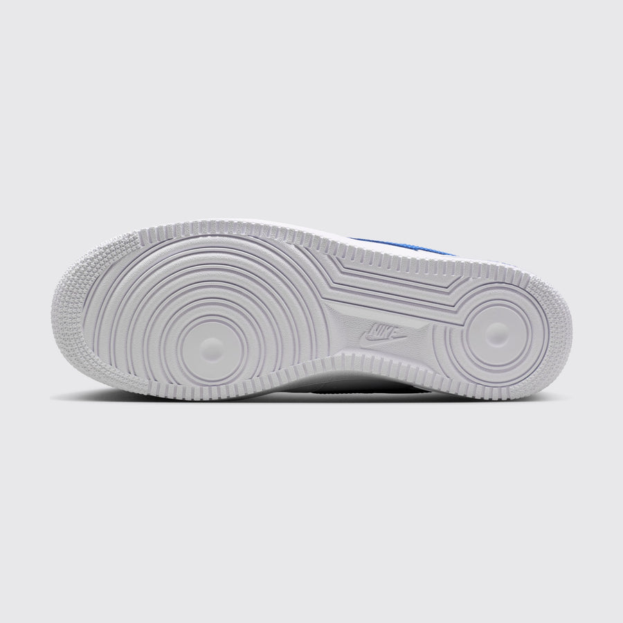 Nike Air Force 1 '07 White Game Royal zapatilla – vista de la suela