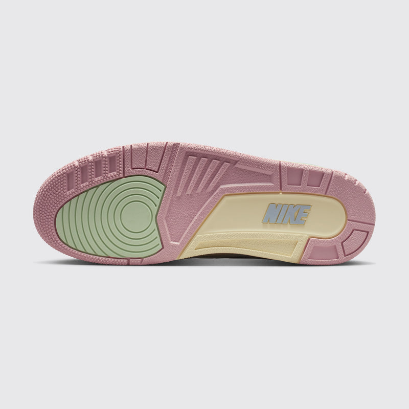 Air Jordan 3 Sail and Jade Aura Sneaker – Ansicht der Laufsohle