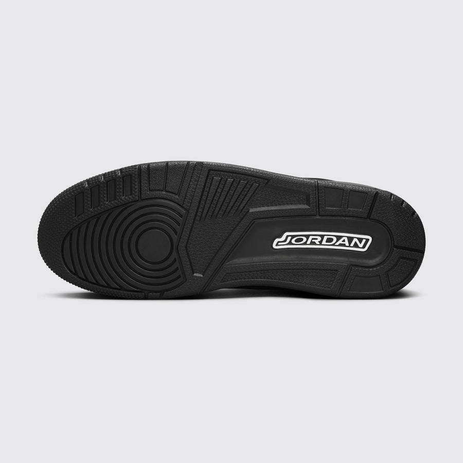 Air Jordan 3 Black Cat zapatilla – vista de la suela