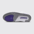 Air Jordan 3 Dark Iris sneaker – outsole view